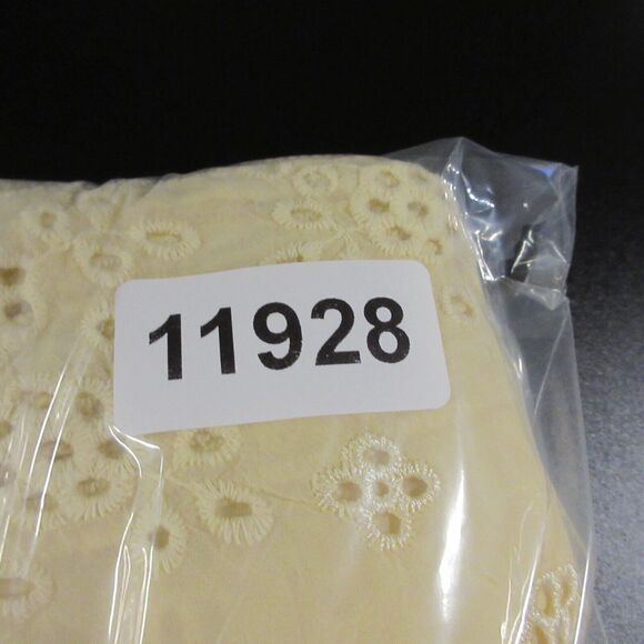 Johnny Was Eyelet Embroidered Tunic Top Dress size L Sheer Fairy Whimsy Boho - Picture 7 of 7